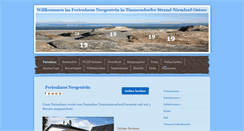 Desktop Screenshot of ferienhaus-niendorf-ostsee.de