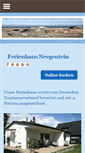 Mobile Screenshot of ferienhaus-niendorf-ostsee.de
